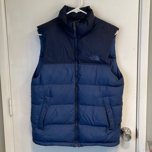 Men’s North Face puffer vest, size Small